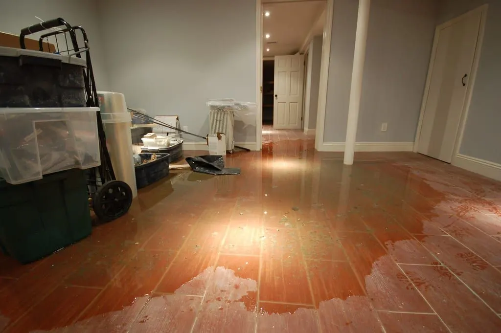 Water damage floor repair & rebuild